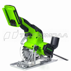 Аккумуляторная дисковая пила Greenworks G24MCS