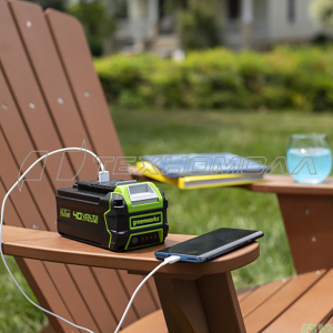 Аккумулятор Greenworks G40USB4 40V.с USB разъемом