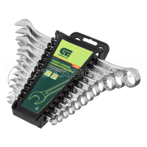 Набор ключей комбинированных СИБРТЕХ 6-22 мм, CrV, 12 шт