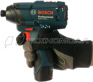 Аккумуляторный ударный гайковерт Bosch GDR 120-LI + 5 сверл по металлу HSS-G 0.601.9F0.005