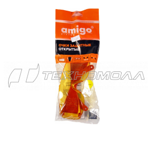 Очки защитные TRUPER желтые с оранжевыми дужками 74309