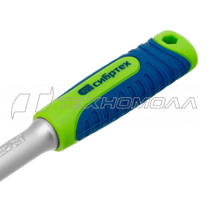 Ключ трещотка 1/2", 45 зубьев, с быстрым сбросом, матовый хром Сибртех