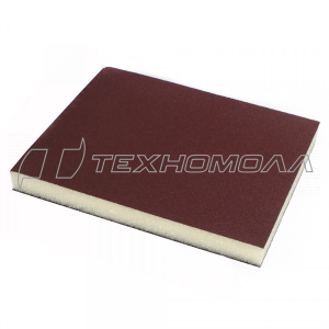 Губка Soft Pad 120х98х13 мм Р150 RED 09206