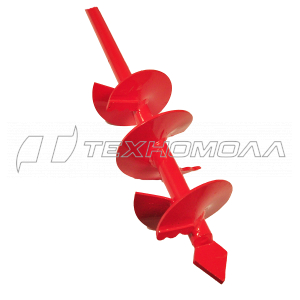 Бур почвенный МБ STANDART 100 мм 3х.шнек O22 Lite,