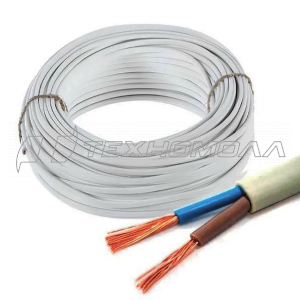 Провод ШВВП 2*0,75 ГОСТ белый (в бухтах 200м)