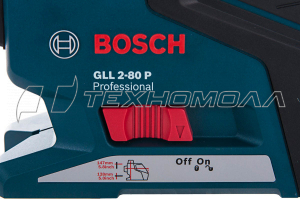 Линейный лазерный нивелир Bosch GLL 2-80 P + штатив BS 150 + вкладка под L-Boxx 0.601.063.205
