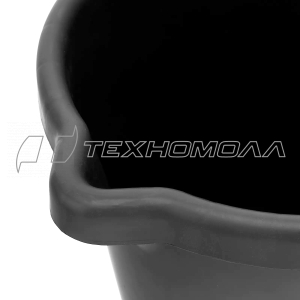 Ведро строительное пластмассовое, 20 л, высокопрочное с носиком Сибртех