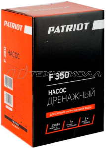 Дренажный насос PATRIOT F 350 315302626