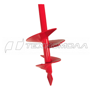 Бур почвенный МБ STANDART 160 мм 2-х шнеков ручной