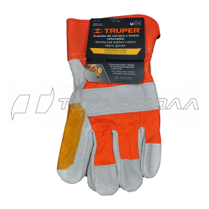 Перчатки рабочие, усиленные на ладонях, TRUPER