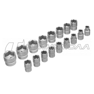 Набор инструментов, 1/2", 1/4", 108 предметов Сибртех