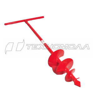 Бур почвенный МБ STANDART 160 мм 3-х шнеков ручной 25