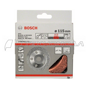 Чашка алм. Bosch 115 x 22,23 мм среднезерн