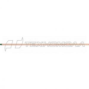 Черенок для метлы, пластиковая резьба, 25х1250 мм