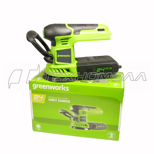 Аккумуляторная шлифмашина Greenworks G24ROS