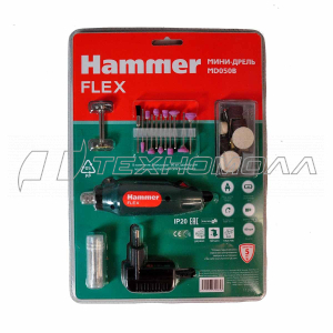 Ак. дрель мини Hammer Flex MD050B