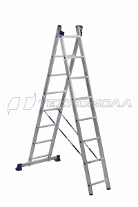 Стремянка 5 ступеней, рабочая высота 1030 алюм..Ам705