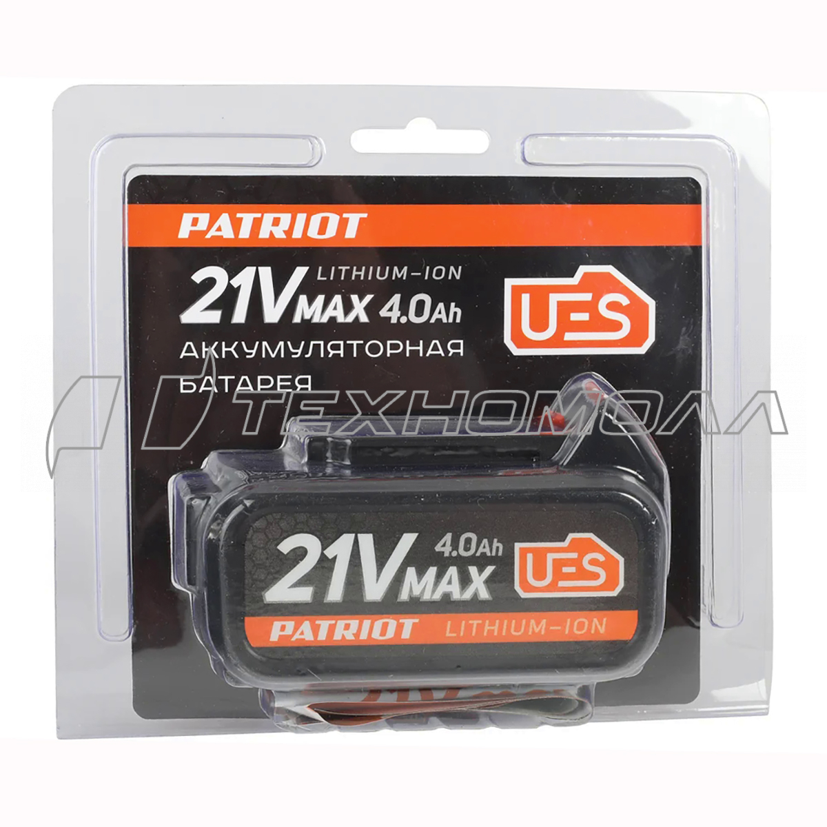 Аккумулятор PB BR 21V(Max) Li-ion PATRIOT UES, 4,0Ah Pro