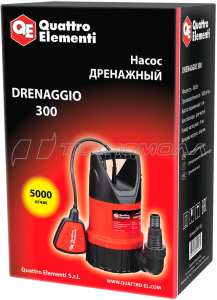 Дренажный насос QUATTRO ELEMENTI Drenaggio 300 241-185