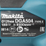 Ак. угловая шлифмашина Макита DGA504RF