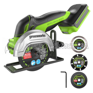 Ак. угловая шлифмашина Greenworks GD24UCS