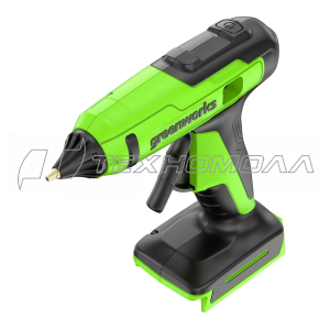 Пистолет клеевой аккумуляторный Greenworks 24В G24GLG (без АКБ и ЗУ)
