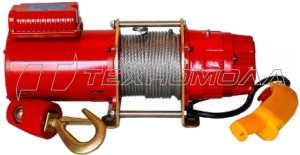 Лебедка электрическая (тяговое усилие 200 кг, длина 29 м, U 220 В) EURO-LIFT KDJ-200E 00001493