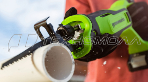 Аккумуляторная сабельная пила Greenworks GPT-BLRS-1