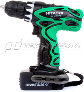 Аккумуляторная дрель-шуруповерт Hitachi DS12DVF3-TB