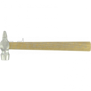 Молоток слесарный, 200 г, кругл, боек, ручка дер.