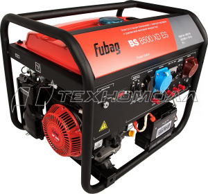 Бензиновая электростанция с электростартером и одинаковой выходной мощностью Fubag BS 8500 XD ES 838