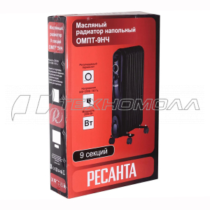 Масляный радиатор ОМПТ- 9НЧ Ресанта 67/3/14