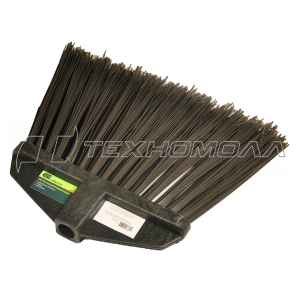 Метла полипропиленовая, 345х200 мм, веерная распушенная, без черенка, Россия Сибртех