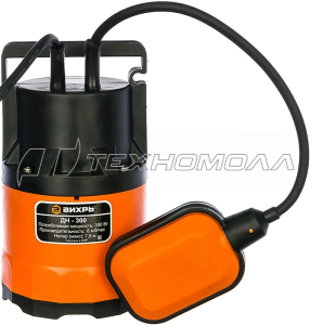 Электронасос Дренажник ДН-300 Вихрь 68/2/6