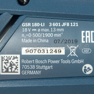 Ак. дрель BOSCH GSR 180-LI 2.0 Ач Ак. дрель BOSCH GSR 180-LI 2.0 Ач