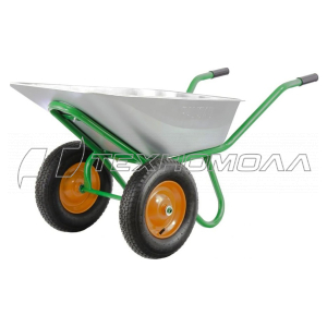 Тачка PALISAD садово-строительная, 320 кг/100л 2-х колесная, усиленная