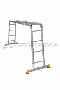 Стремянка 5 ступеней, рабочая высота 1030 алюм..Ам705