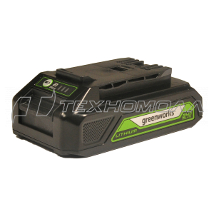 Аккумулятор Greenworks G24USB2, 24В, 2Ач, Li-Ion с USB разъемом