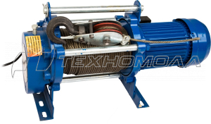 Лебедка электрическая (500/1000кг, 70/35м, U 220v, P1, 50HZ) EURO-LIFT KCD 00019836