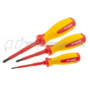 Набор диэлектрических отверток до 1000В, MATRIX PROFESSIONAL 13355