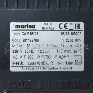 Насосная станция Марина САМ 85/25 900 Вт