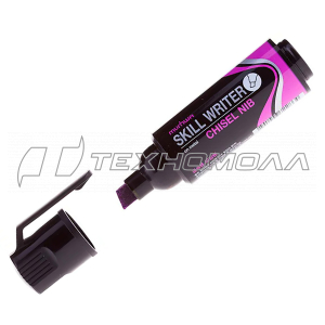 Маркер промышленный MunHwa "Skill Writer" (розовый), скошенный, 8мм