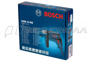 Эл. дрель BOSCH GSB 13 RE 600 Вт ударная, БЗП