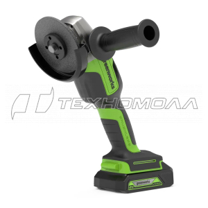 Ак. угловая шлифмашина Greenworks GD24AG