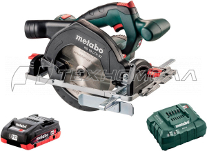 Аккумуляторная дисковая пила Metabo KS 18 LTX 57 + 1 LiHDх3,5 Ач + ЗУ ASC30-36 T03480