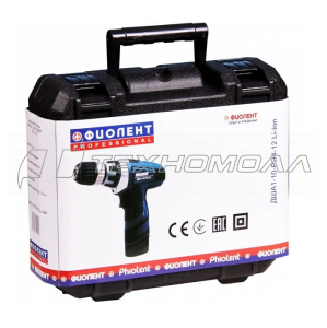 Ак. дрель Фиолент ДША1-10-РЭ4-12В Li-ion Ак. дрель Фиолент ДША1-10-РЭ4-12В Li-ion