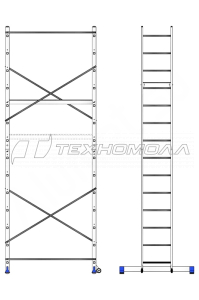 ВЫШКА-ТУРА "ТЕХНО 5" АЛЮМИНИЕВАЯ 4207