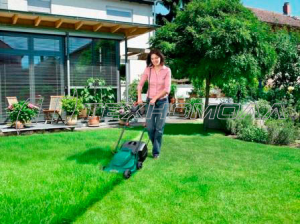 Электрическая несамоходная газонокосилка Bosch Rotak 1000 0.600.885.A02