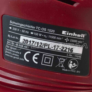 Виброшлифмашина Einhell TC-OS (TH-OS) 1520 СНЯТА