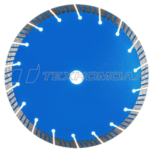 Диск Барс алмазный 230х22,2мм, турбо-сегментный, сухое резание